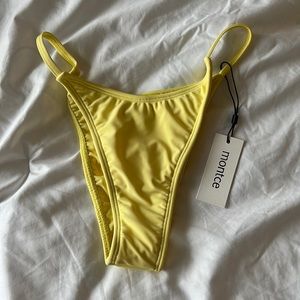 Montce Swim Yellow Pastel Celeste Bikini Bottom